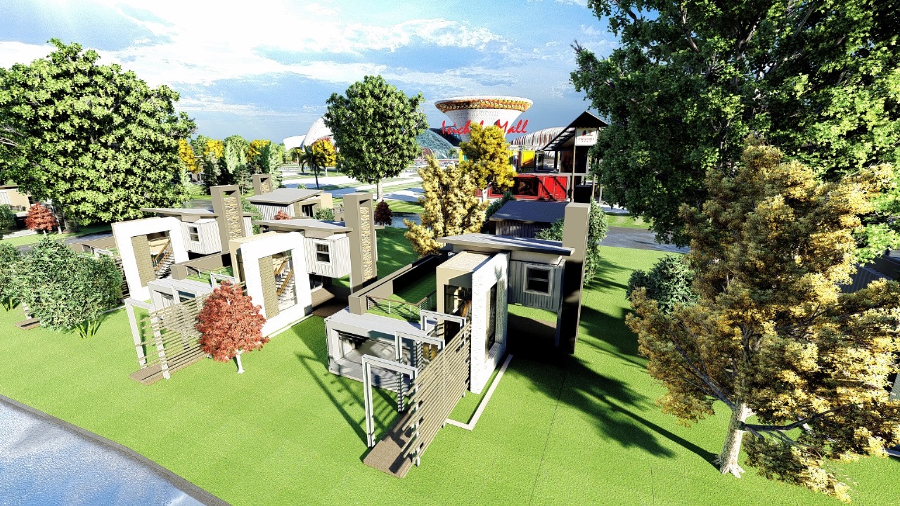 Designed courtyard home with pergola close to the retail heart