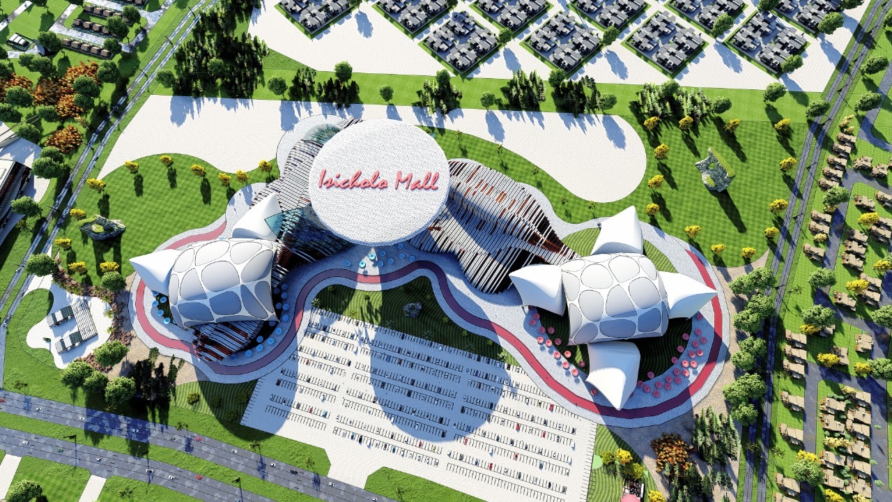Aerial concept of the Philippine City retail and leisure precinct