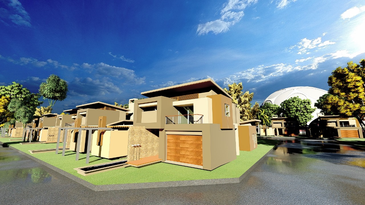 Contemporary two-storey homes within Philippine City